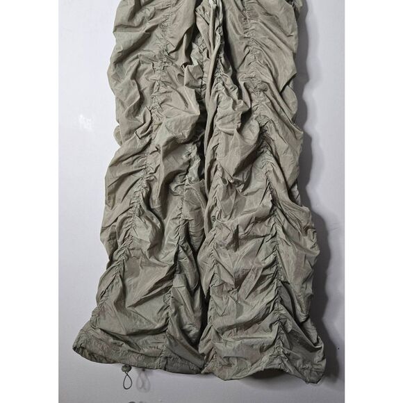 Urban Outfitters UO Lyla Ruched Pants Size Small Green Balloon - Picture 3 of 6